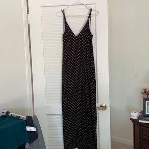Yours Tule Black Floral Print Maxi Dress